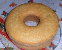 Bolo de fubá com leite de coco