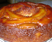 Torta invertida de banana