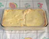 Lasanha fácil com molho branco