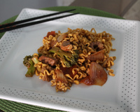 Yakisoba de carne
