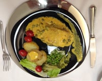 Salmão com molho de maracujá