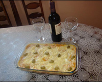 Frango com purê de batatas