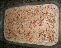 Torta de bolacha com amendoim