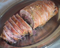 Lombo de porco recheado