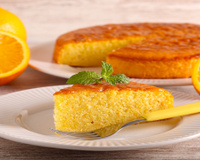 Aprenda a fazer bolo de laranja sem glúten, sem lactose e sem açúcar para o café da tarde