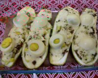 Abobrinha recheada supimpa