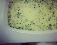 Polenta ao creme de couve