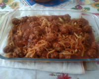 Espaguete com almôndegas