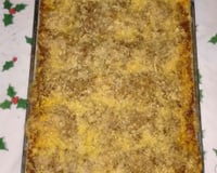 Lasanha bolonhesa ao molho branco