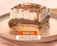Pavê de chocolate