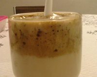 Capuccino em pó solúvel em água ou leite