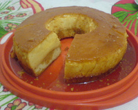 Bolo pudim pura tentação