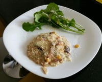 Risoto de frango com abobrinha