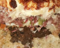 Escondidinho de charque nordestino