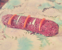 Kafta recheada de legumes e catupiry