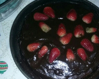 Bolo de chocolate com aveia