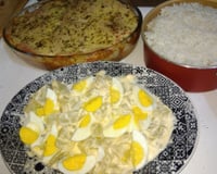 Macarronada com carne moída