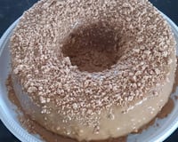 Bolo junino de paçoca