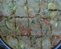 Torta de abobrinha saborosa