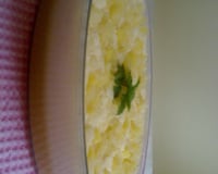 Mousse de abacaxi de baixa caloria