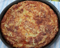 Torta de presunto e queijo cremosa