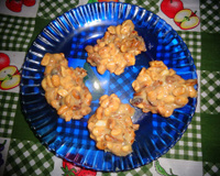 Pé de moleque de leite condensado