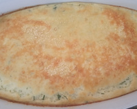 Souflé delicioso de espinafre sucesso garantido