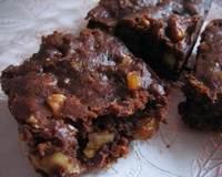 Brownie de chocolate e banana