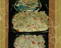 Deliciosos legumes gratinados