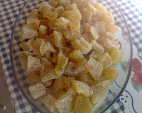 Doce de mamão cristalizado