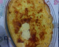 Frango desfiado ao creme de milho