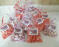 Pipoca doce colorida