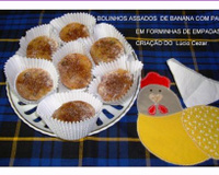 Bolinhos de banana com passas do Lúcio Cezar