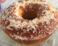 Bolo de fubá com coco