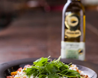 Salada de abóbora com queijo de cabra