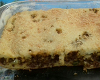 Torta salgada de liquidificador com sobras de pernil