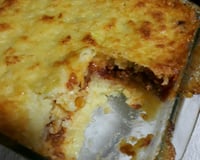 Escondidinho fit de carne moída com massa de couve-flor