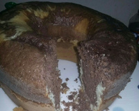 Bolo mármore para lanche