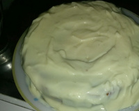 Bolo verdinho com creme de Limão