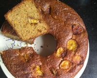 Bolo de banana integral (fitness)