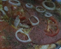 Pizza de pão de fôrma