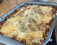 Lasanha bolonhesa à moda do Lucão