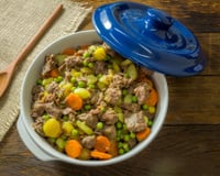 Picadinho de carne com batata e cenoura fácil