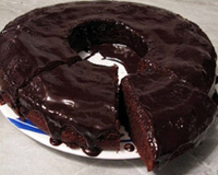 Bolo de chocolate de micro-ondas
