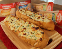 Baguete aos quatro queijos