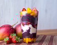 Açaí de salada de frutas