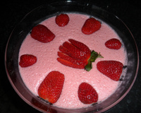 Mousse de morango facílimo