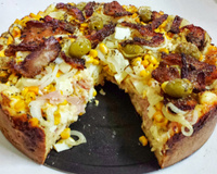 Torta portuguesa de liquidificador