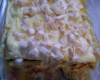 Sanduba de forno com molho branco