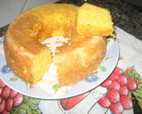 Bolo cremoso de milho